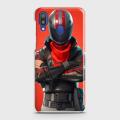 Samsung M 20 Cover Fortnite character with Helmet Hard Cover- Design 12 Case. 