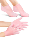 1 Set Silicone Moisturizing Socks Gloves Set Foot Skin Anti Cracking Socks. 