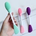 Face Applicator Brush For Cream/Body Lotion | Double Sided Facial Brush | Makeup Remover Scrubber | Exfoliating Body Brush | Beauty & Skin Care Accessories. 