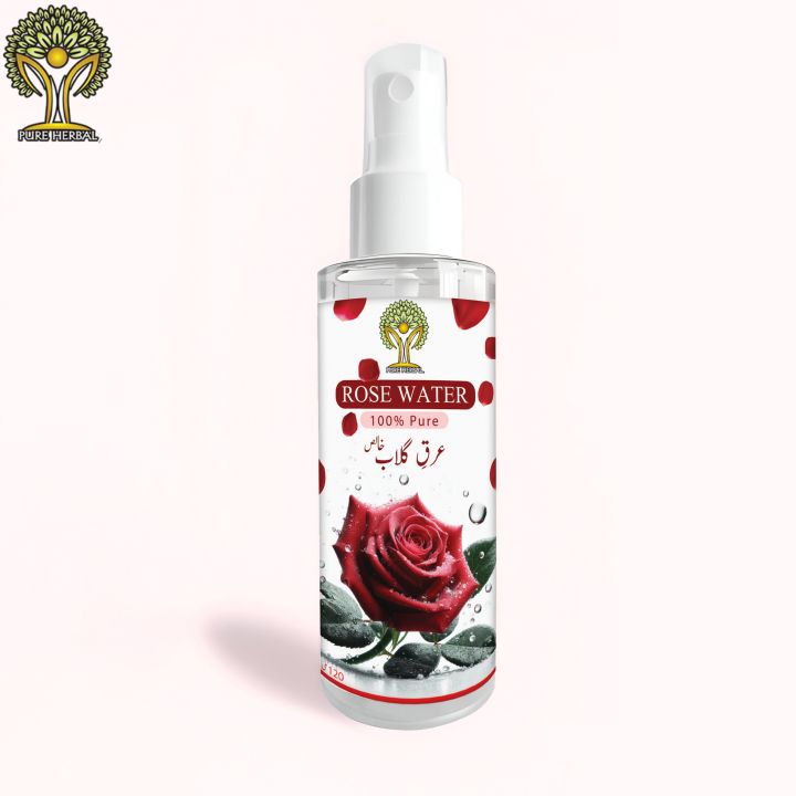 Pure Herbal, - Pure Rose Water 120ml Spray