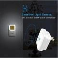 Sensor LED Night Light For Room With Smart Auto ON / Off Led Lamp Kids Bulb Bedroom Cabinet Bathroom Hallway Stairways Or Any Dark Soft Brightness Mini Square Control Energy Saving Sleeping Kid's Corridor Bedrooms Stairs Dusk To Dawn Backlight. 