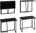 Folding Desk, No-Assembly Small Computer Desk Home Office Desk Foldable Table Study Writing Desk Workstation for Small Space Offices. 