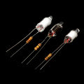 10Pcs Neon Light Bulbs 6*13mm Mini Neon Light Indicator With Resistor 220V Nicle. 
