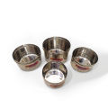 Stainless Steel Round Food Storage Containers Set No.1 2 3 4. 