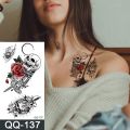 12Pcs/Set hand finger wrist tattoo sticker small size waterproof men tattoo dragon snake scorpin skull temporary tattoos boy. 