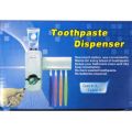 Automatic Toothpaste Dispenser And Tooth Brush Holder Set - Wall mounted. 