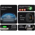 X8 Ultra Smart Watch 49 mm - Ocean Straps - Space Gold Dail - Full Screen HD Display - Bluetooth Calling - Latest Model - All Sports Mode - Long Battery Life. 