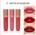 Dragon Ranee 3 Pcs Face Sets Lip Easy Liquid Lip Gloss. 