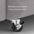 5-In-1 Cube Nesting Ottoman Stool, Footstool, Stackable Sofa Chair, With Casters. 