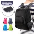 Green forest Travel Daypack Wide Shoulder Straps Water-resistant Travel Camping Backpack. 