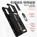 Cross-border application OPPO A74 Sergeant Anti-Drop Phone Case realme c11 Ring Sliding Window 2-in-1 Protective Case. 