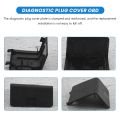 For-BMW 3 Series E90 E91 E92 E93 Diagnostic Plug Cover OBD Black LHD Panel Decorative Cover 51437147538. 