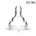Anti Flatulence Silicone Wide Neck Natural Nipple for Bobo Baby Milk Bottle. 