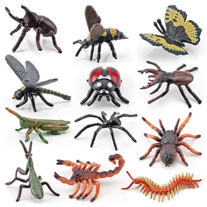 PinShang%2012pcs%20Insect%20Action%20Figures%20Set%20Butterfly%20Spider%20Ladybird%20Mantis%20Scorpion%20Model%20Toys%20-%20Image%202