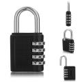 4 Digit Combination Lock Padlock For Locker Gym Bag School Travel Suitcase. 