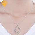 Alloy Necklace Adjustable Length Necklace Ring Holder Pendant Perfect Gift for Wife/girlfriend Southeast Asian Buyers' Favorite Pendant Necklace. 