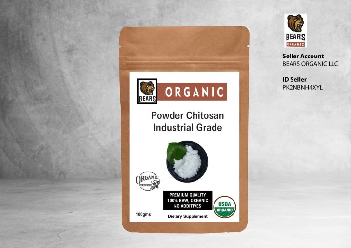 Powder Chitosan Industrial Grade 100gm