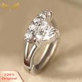 SuperRide Ear Clips Luxury Heart Shiny Cubic Zirconia Leverback Hoop Earrings. 