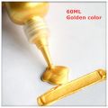 60ml Acrylic Paint Metallic Gold Silver Copper For Epoxy Resin Jewelry Making Plaster Doll Handmade DIY Colorant Pigment. 