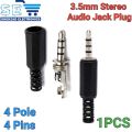 3.5mm Stereo Audio Jack Plug Headphone Male Female Connector. 