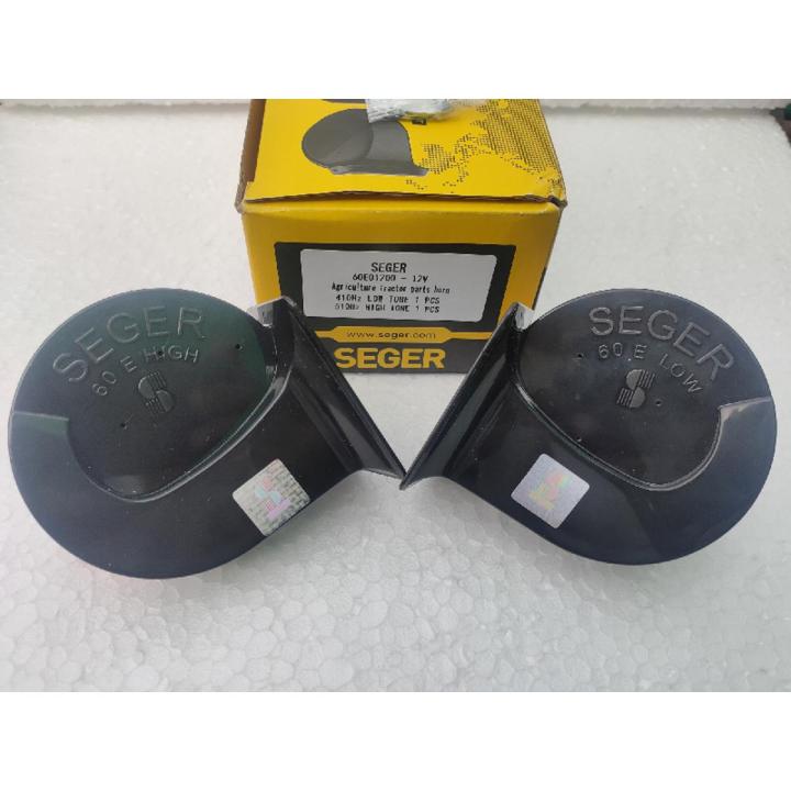1 PAIR ORIGINAL SEGER Hot Sale Long Life Time Car Horn Loud Sound Snail Horn 12v Car jeep bike Styling Parts Tungsten Points Horn