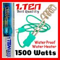 Electric Water Heating Rod Portable Electric Water Heater Electric Water Immersion Rod 1500 Watts. 