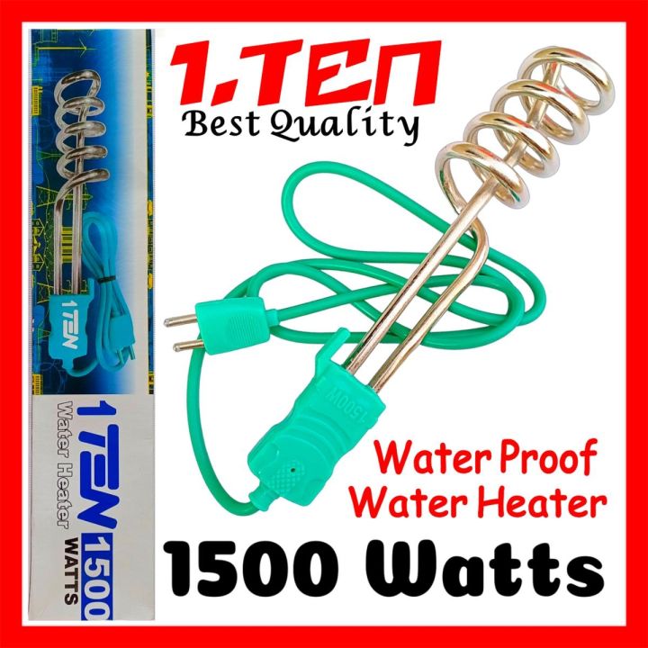 Electric Water Heating Rod Portable Electric Water Heater Electric Water Immersion Rod 1500 Watts