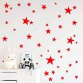 WallsArtstore pack 100 Stars sticker for room decoration wall decoration stars kids bedroom wallpaper stickers. 