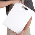 Professional Cutting Board Extra Thickness Plastic Chopping Board for Kitchen, Vegetable Cutting/Fruit Cutting Board - White. 