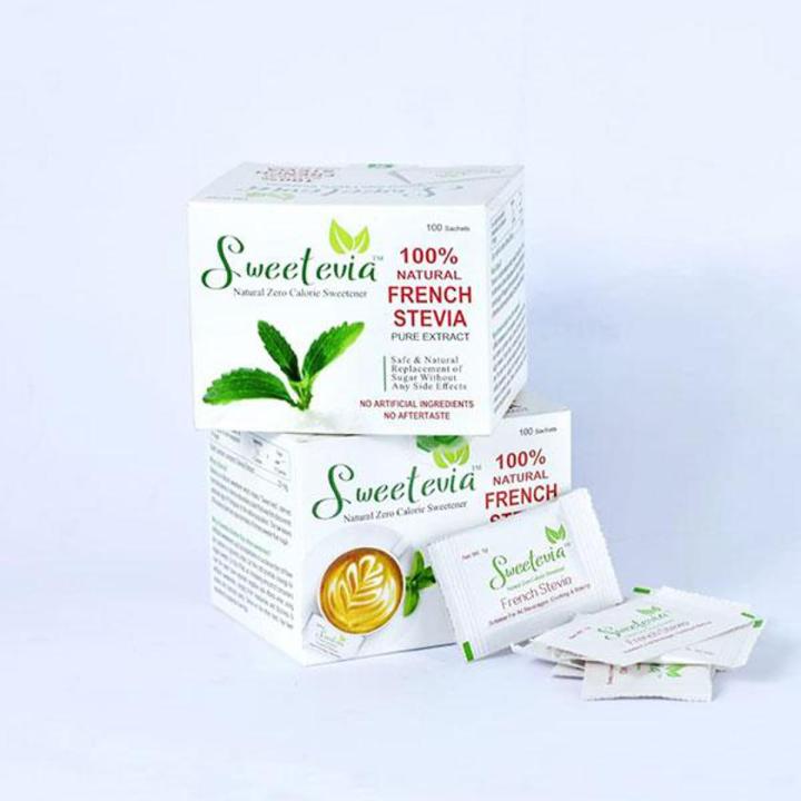 SWEETEVIA ZERO CALORIE SWEETENER BOX 100 SACHES | Daraz.pk