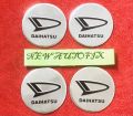 Daihatsu Wheel center cap STICKERS silver 2.2 inches 04 PCS. 