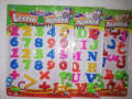Magnetic English Urdu 123 lettters  for learn spelling and recognition of Alphabtes - Pack of 3. 