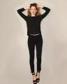 Black Chiffon Shirt for Women. 