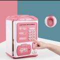 Smart Fingerprint ATM Bank Safe Storage Tank Toy For Kids. 