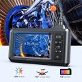 DEPSTECH DS300 Dual Lens Industrial Endoscope, 1080P Digital Borescope Inspection Camera with 7.9mm IP67 Waterproof Camera, Sewer Camera with 4.3" LCD Screen, 7 LED Lights,16.5FT Semi-Rigid Cable, 32GB Card ORIGINAL UK ZONE STOCK. 