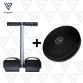 Tummy Trimmer Single Spring & Twister Plate Disc High Quality Weight Loss Machine For Home Gym. 