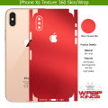 For Iphone Xs Skin/Wrap 360 Protection Sheet/ Carbon fiber/ Matte/ Transparent/ Lamination Back And Sides Included Camera Skin. 