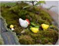 10 Pieces Set of Hen Nest Eggs Miniature Mini Fairy Garden Plant Decoration. 