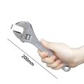 Adjustable Wrench Overall Quenched Finely Polished Chrome Plated Manual Huhui Adjustable Wrench Handle 8 inch. 