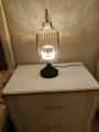 Versace table lamp pair imported led light. 
