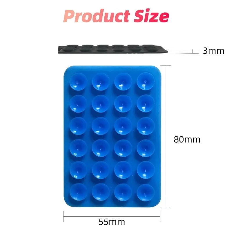 Silicone Suction Pad Phone Holder   Self-Adhesive Rubber Sucker Holder For VR Mobile Accessories
