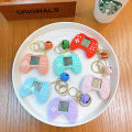Creative handle game console keychain cute kids cute Tetris mini machine pendant gifts wholesale. 