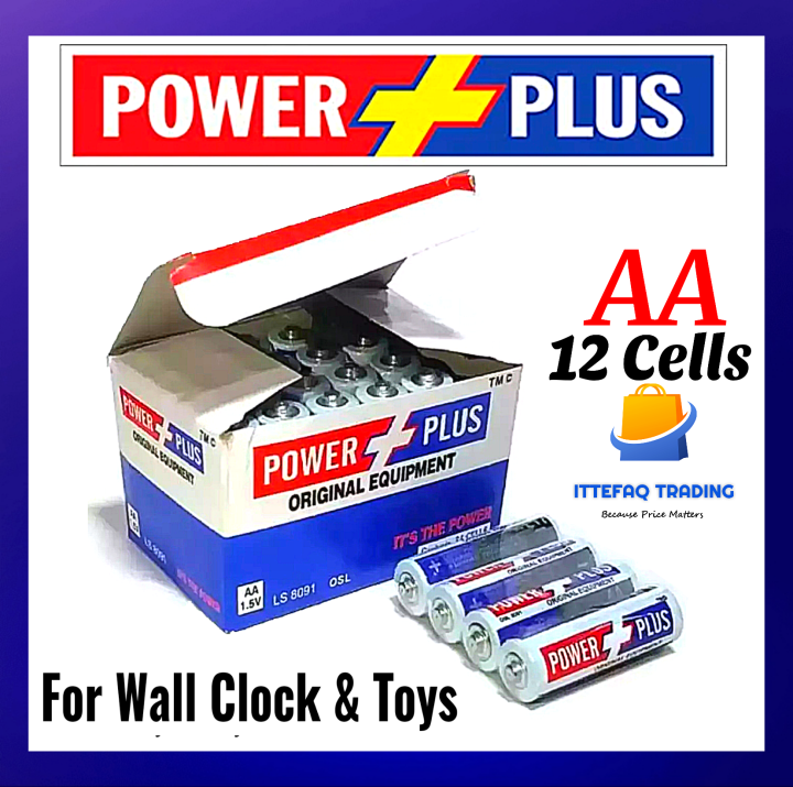 12 Pcs Orignal Equipment Cells AA Size 1.5V Battery Cells For Clock & Toys