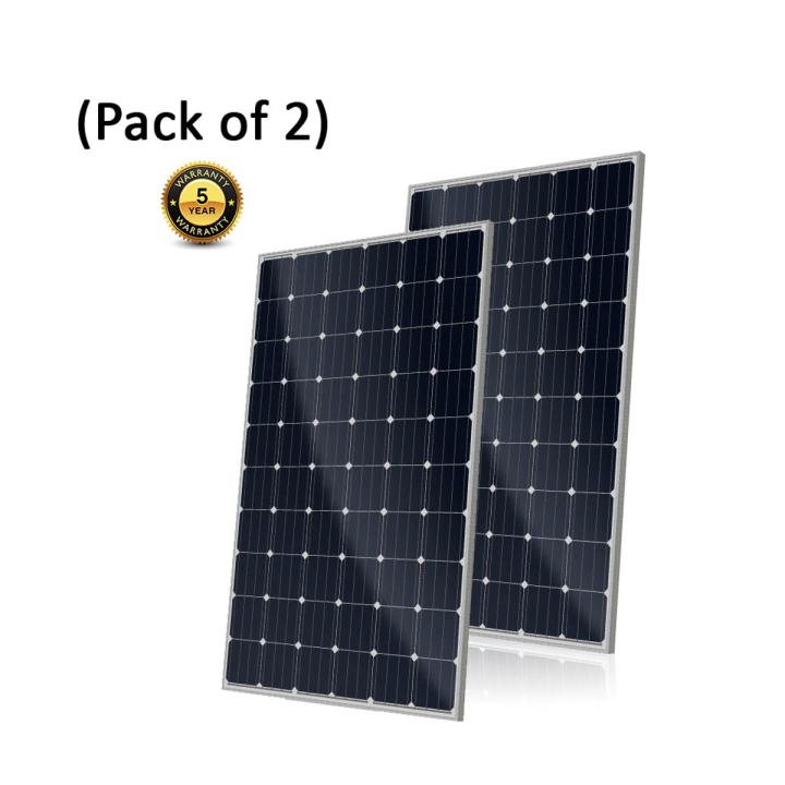 2 Pcs Jasco Solar Panel Plate-Mono Crystalline 12v/180  Watt Heavy Duty( 5 Year Warranty ) Imported