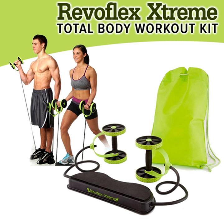 Workout Machine Home Total-Body Fitness Gym Revoflex Xtreme Abs Trainer Resistant All In One Portable Abs Machine for Men and Women