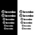6pcs Car Brake Caliper Sticker For Brembo Reflective Lettering Vehicle Decal. 