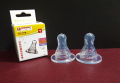 Pack Of 2 Best Quality Baby Feeder Nipple / Soother - Regular Size Feeder Nipple - Imported - For Any Size Feeder Bottle And For Any Age Baby. 