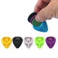 【Footprint】 1Pcs Alice Pick Clip Heart-Shaped Pick Box Guitar Pick Plectrum Holder Case. 