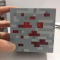 Minecraft Light-up Square Diamond Ore LED Light Toys as Xmas Gifts. 