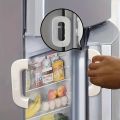 1pcs Multi-Function Safety Lock for Refrigerator & Cabinet Doors | New Household Refrigerator Lock Freezer Door Lock Toddler Children's Cabinet Safety Lock Baby Anti-Pinching Safety For Baby | Durable Plastic, Hardware Accessory. 
